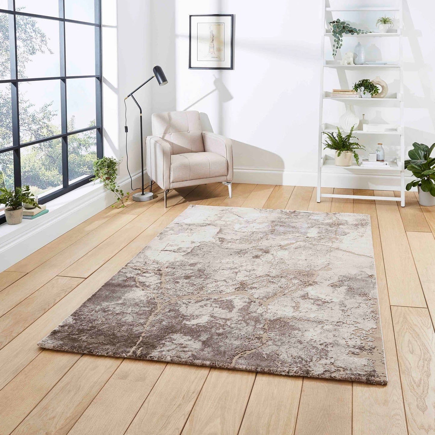 Florence 50032 Beige/Silver Rug