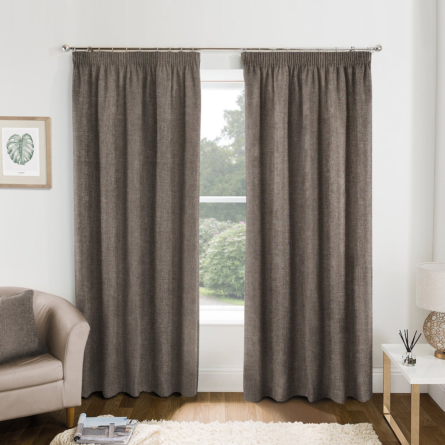 Devonshire Light Grey Made to Measure Curtains