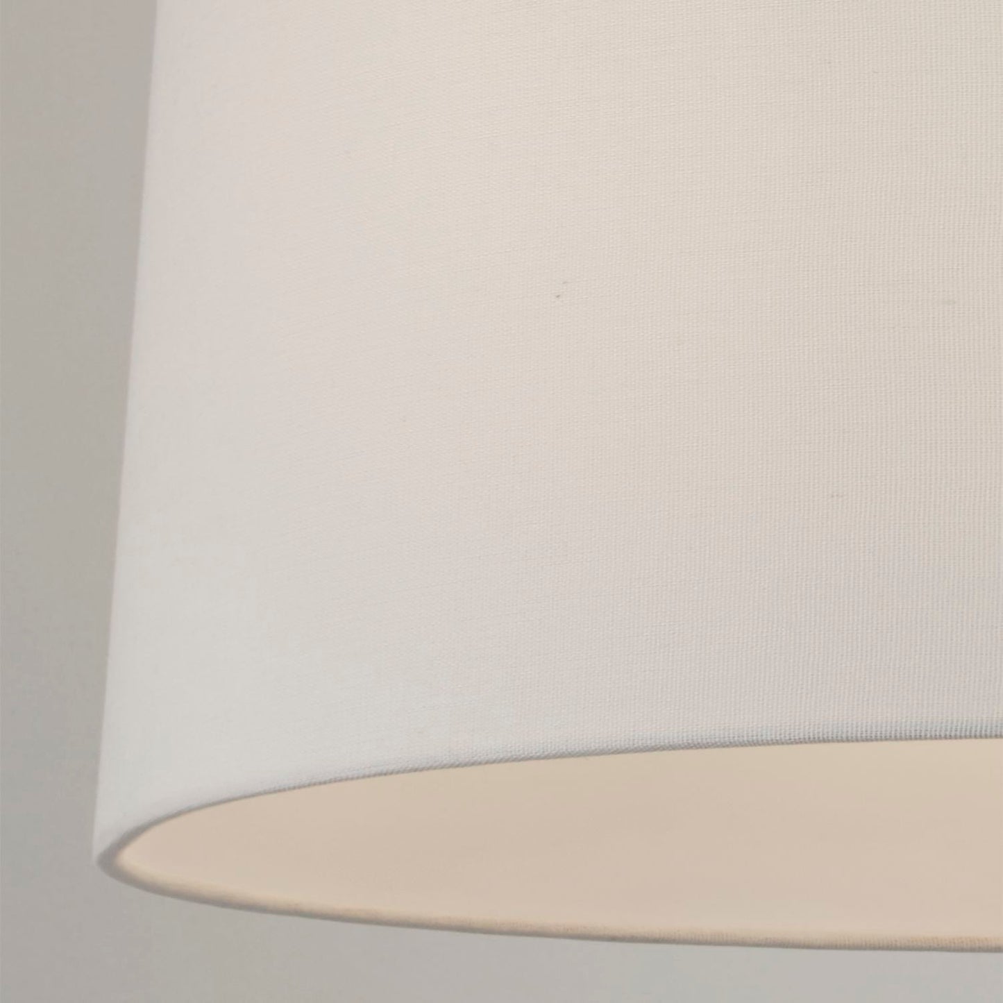 Ivory Tapered Linen Light Shade 38cm