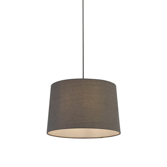 Grey Tapered Linen Shade 38cm