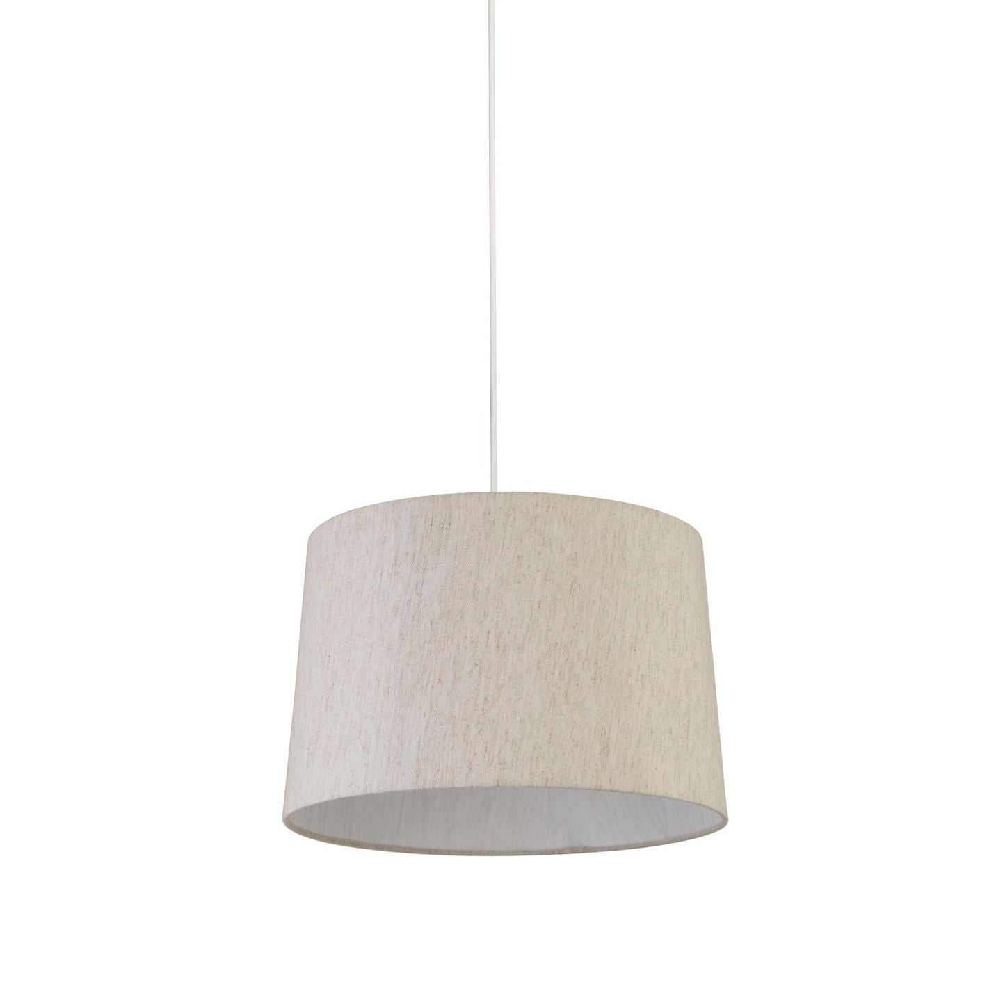 Taupe Tapered Linen Light Shade (38cm)