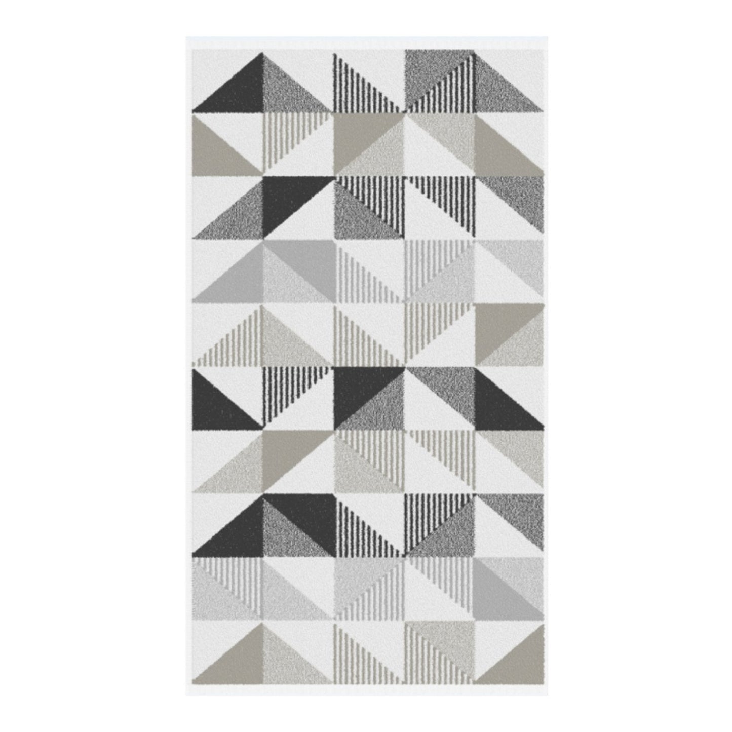 Hendra Monochrome Geometric 550gsm Cotton Towels