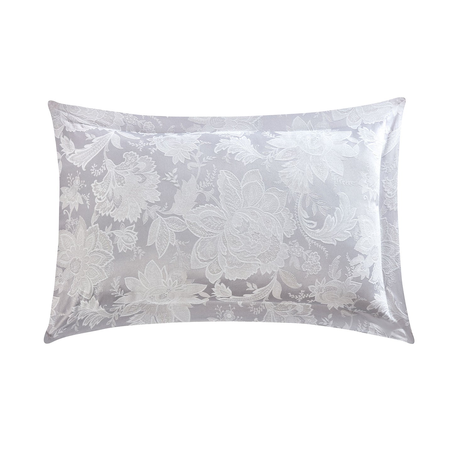 Florentine Silver Jacquard Oxford Pillowcases (Pair)