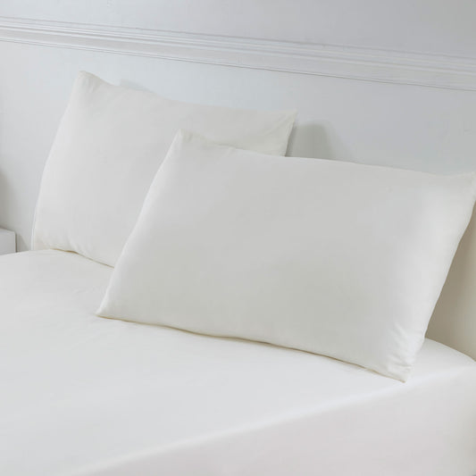 Ivory Super Soft Easycare Housewife Pillowcases (Pair)