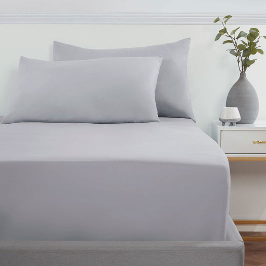Grey Super Soft Easycare Extra Deep (40cm) Fitted Sheet