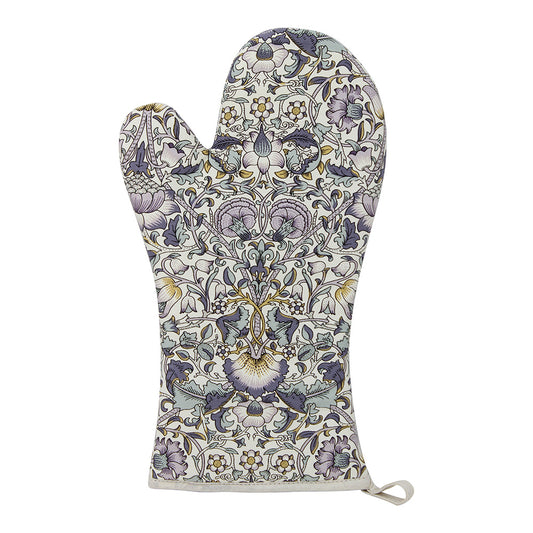 William Morris Lodden Purple Oven Glove