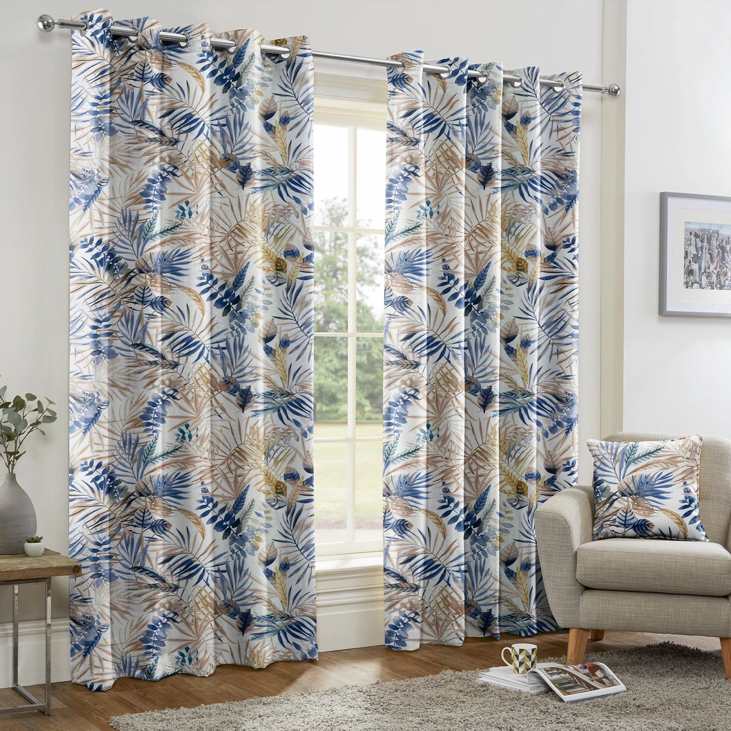 Makati Blue Made to Measure Curtains