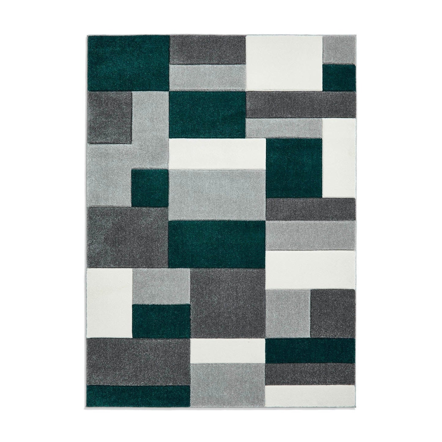 Matrix MT61 Grey/Green Rug