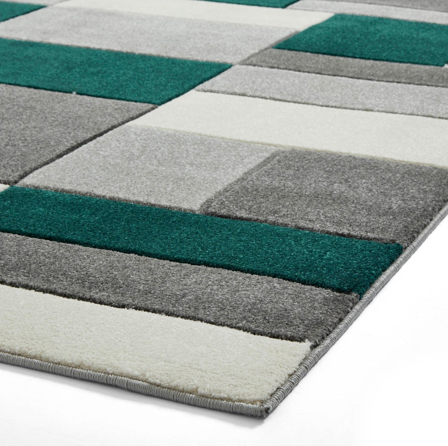 Matrix MT61 Grey/Green Rug