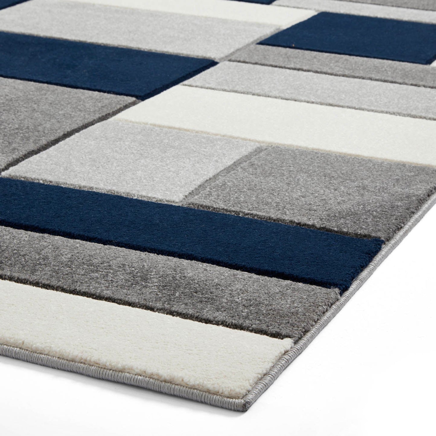 Matrix MT61 Grey/Navy Rug