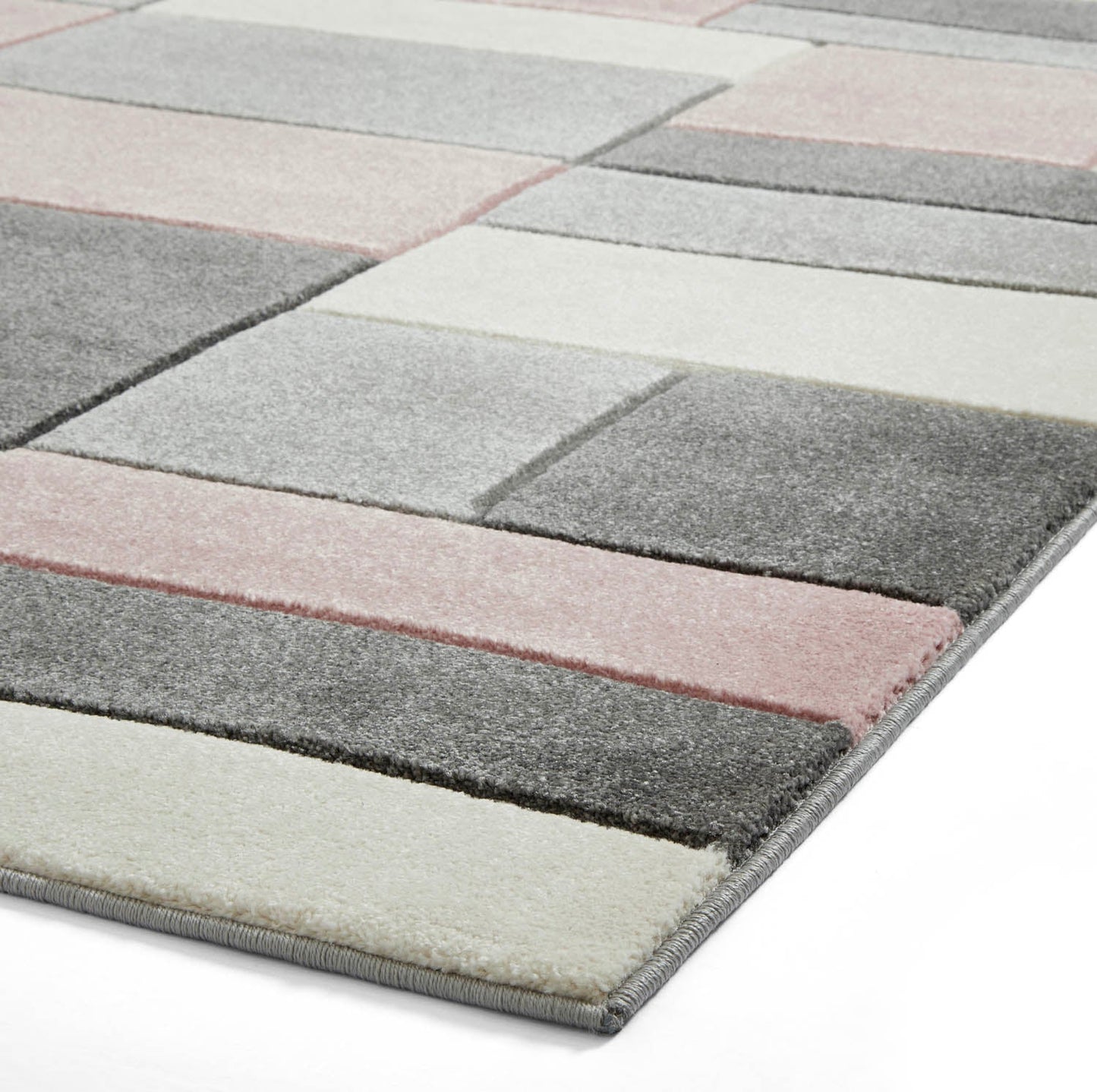 Matrix MT61 Grey/Rose Rug