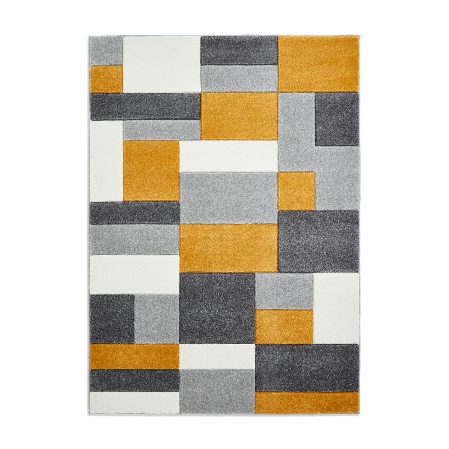 Matrix MT61 Grey/Yellow Rug