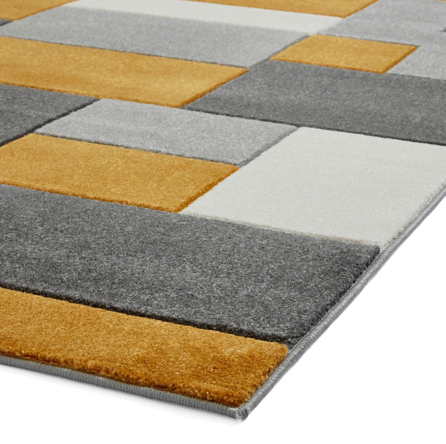 Matrix MT61 Grey/Yellow Rug