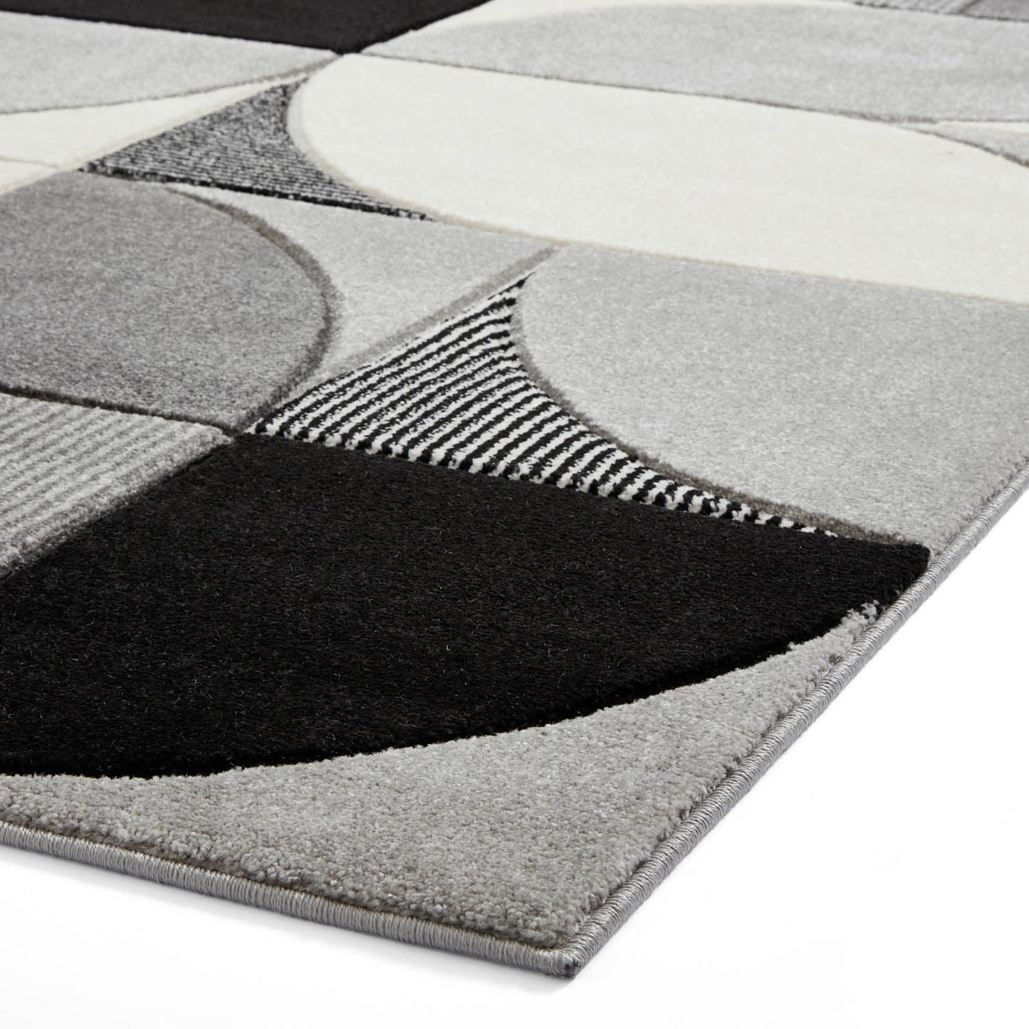 Matrix MT63 Grey/Black Rug