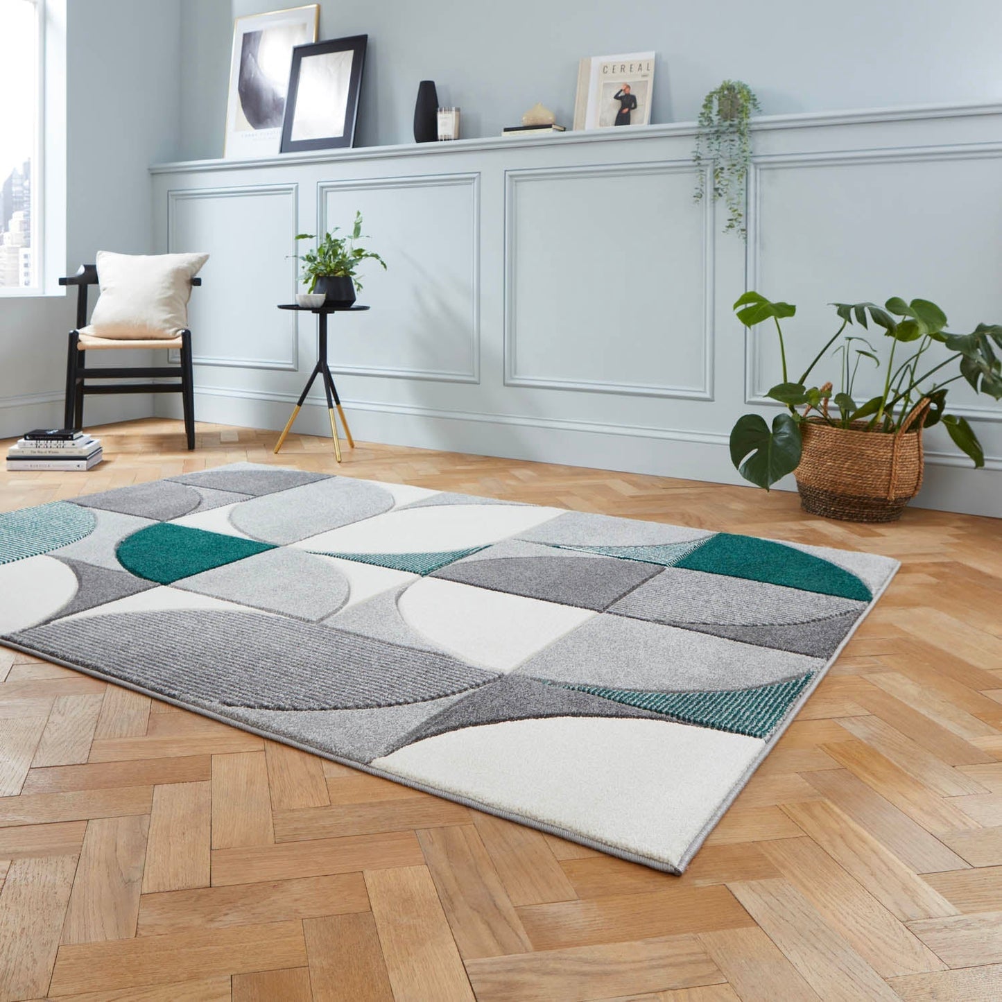 Matrix MT63 Grey/Green Rug