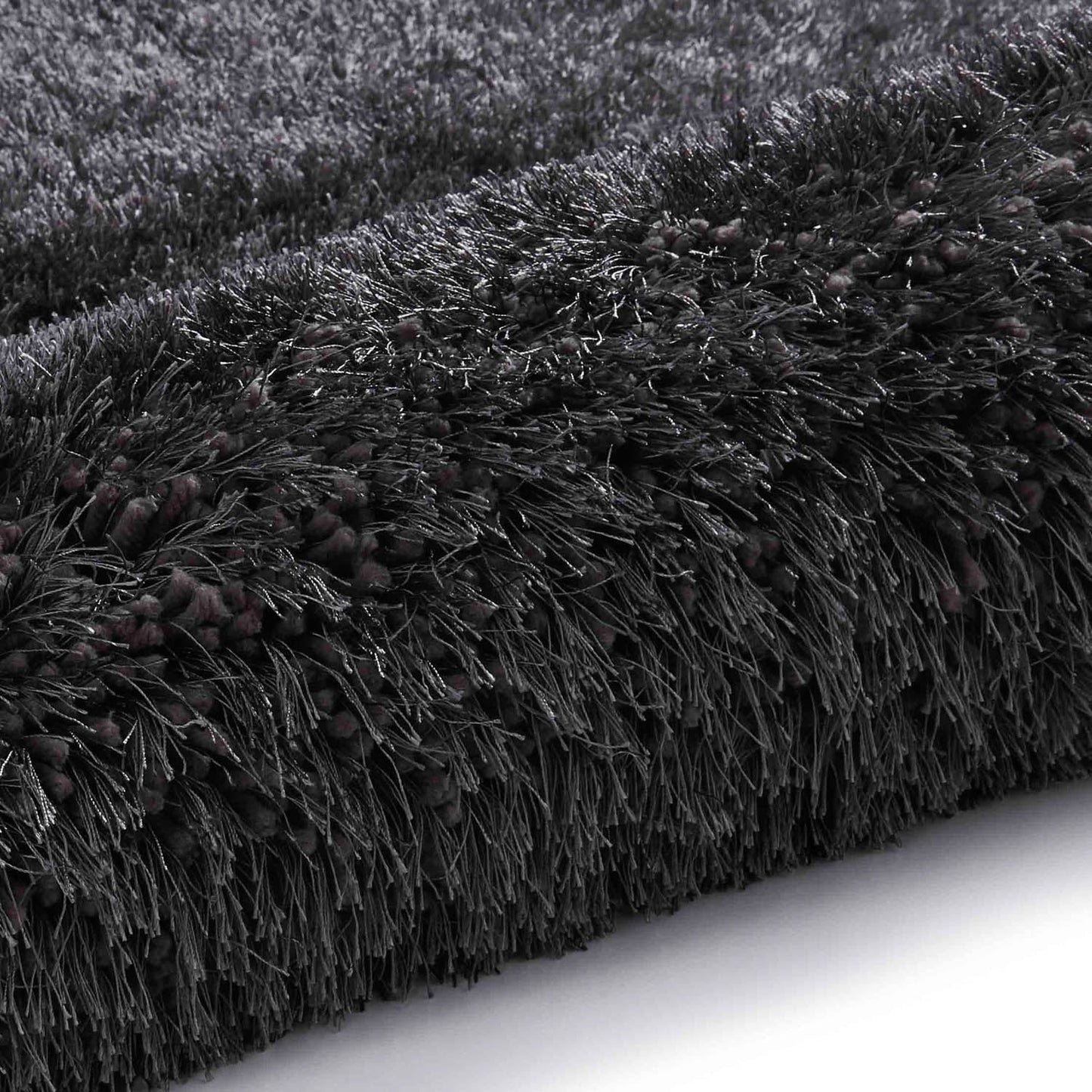 Montana Navy Blue Luxury Shaggy Rug