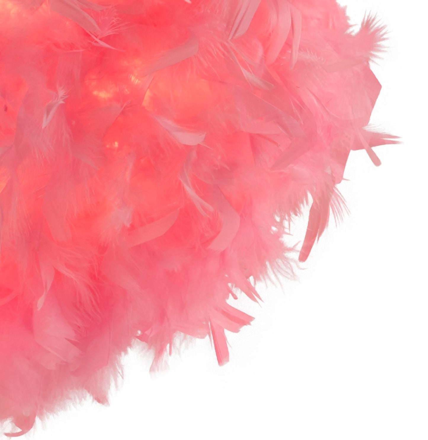 Real Feather Pink Shade