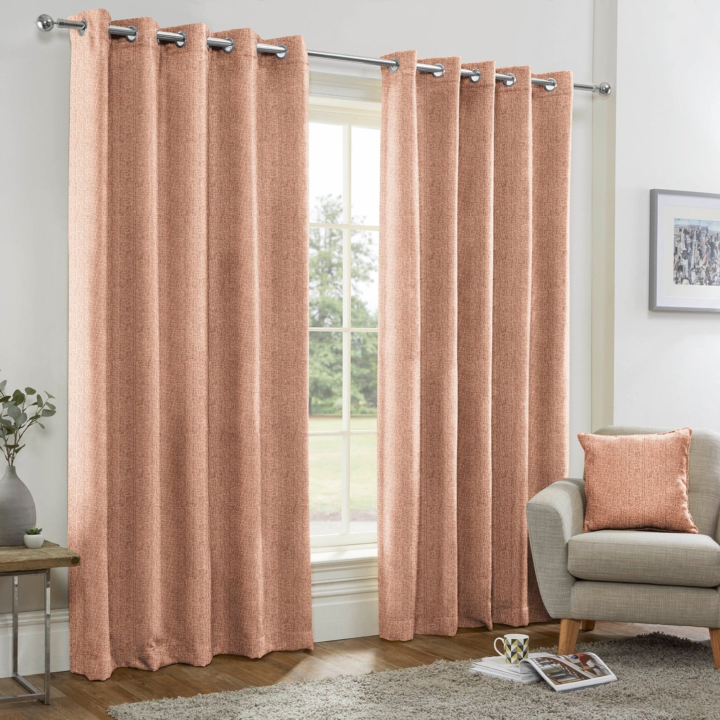 Polaris Blush Pink Made to Measure Curtains