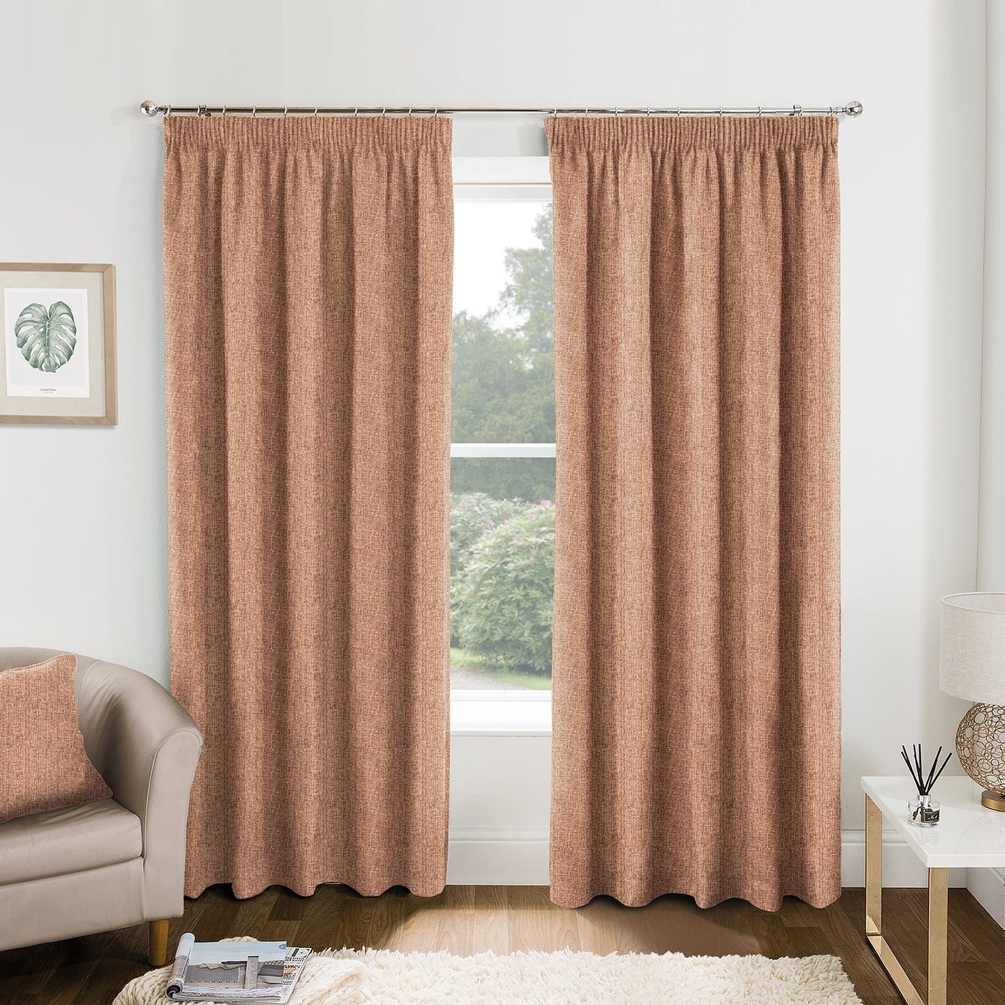 Polaris Blush Pink Made to Measure Curtains