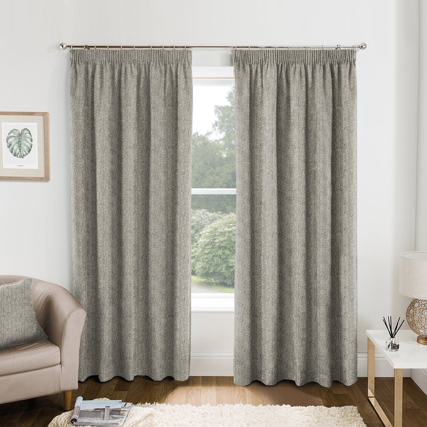 Polaris Silver Made to Measure Curtains