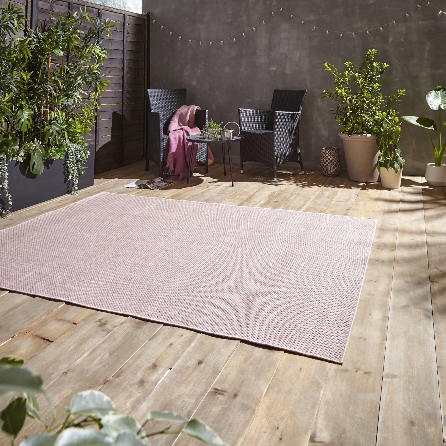 Pink deals outdoor rug