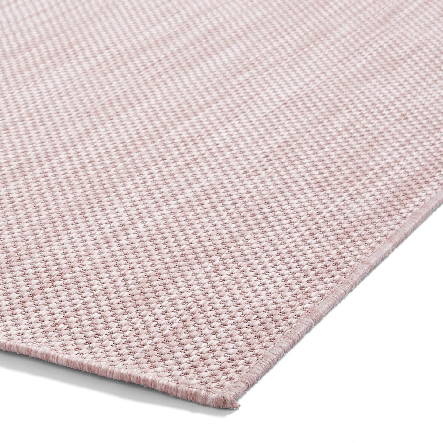 POP Outdoor Pink Flat Weave Plain Rug