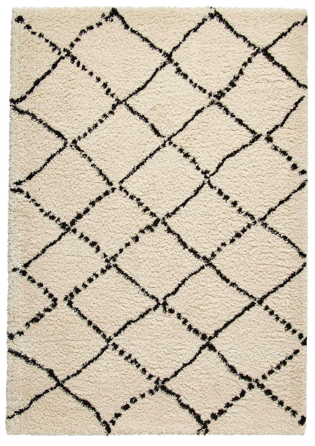 Royal Nomadic Ivory/Black Rug