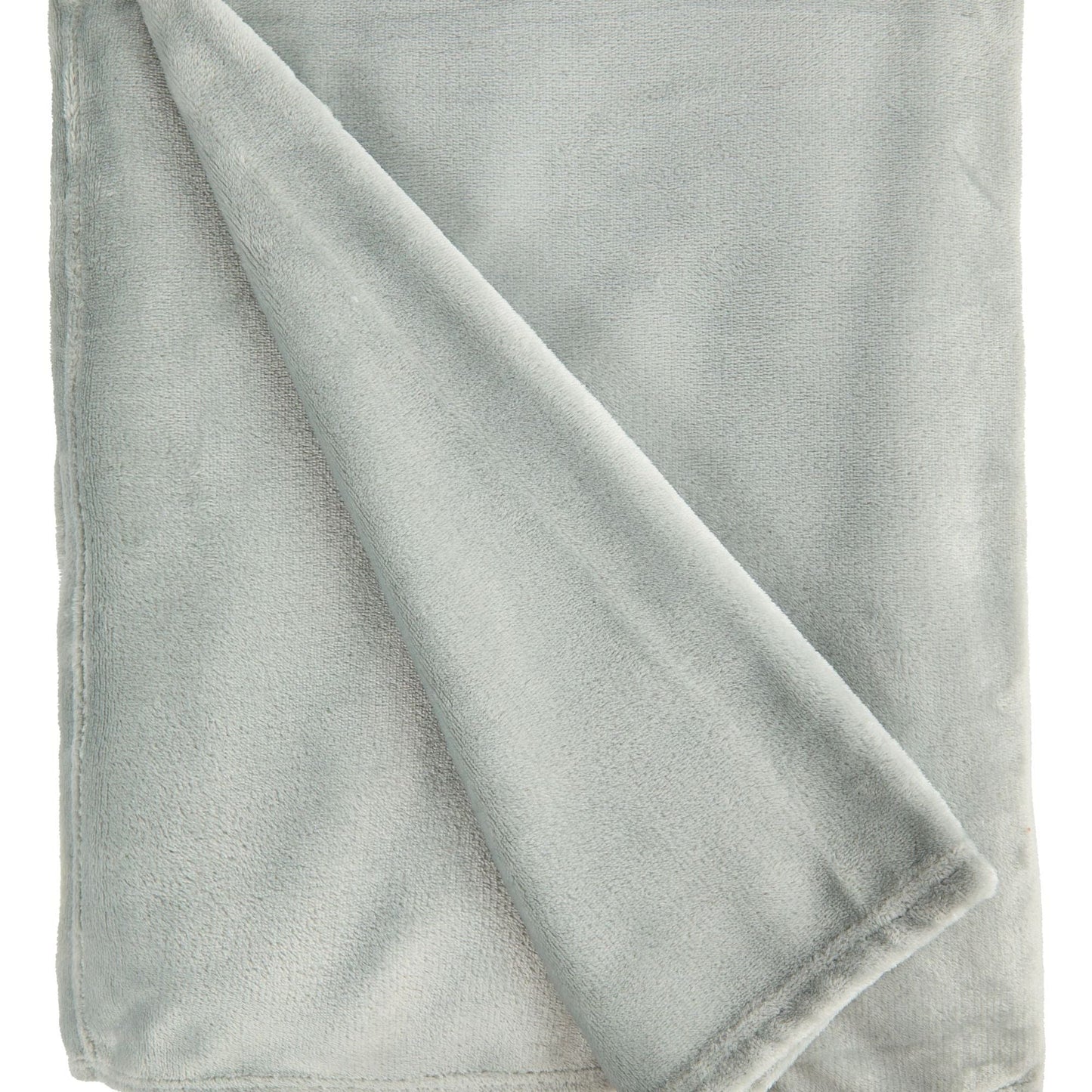 Silver Snug Flannel Fleece Super Soft Throw