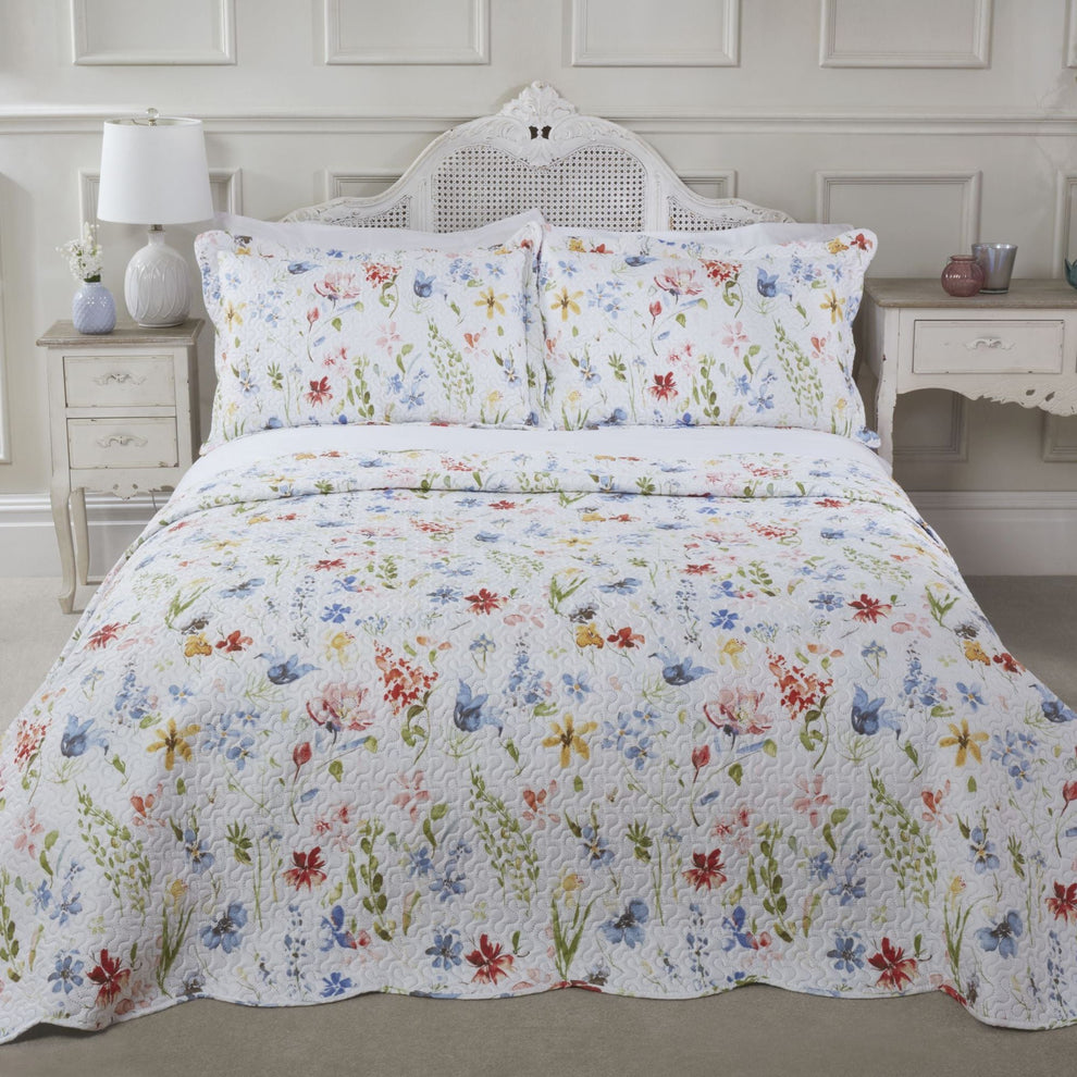 Spring Quilted Patchwork Bedspread Set Julian Charles Home