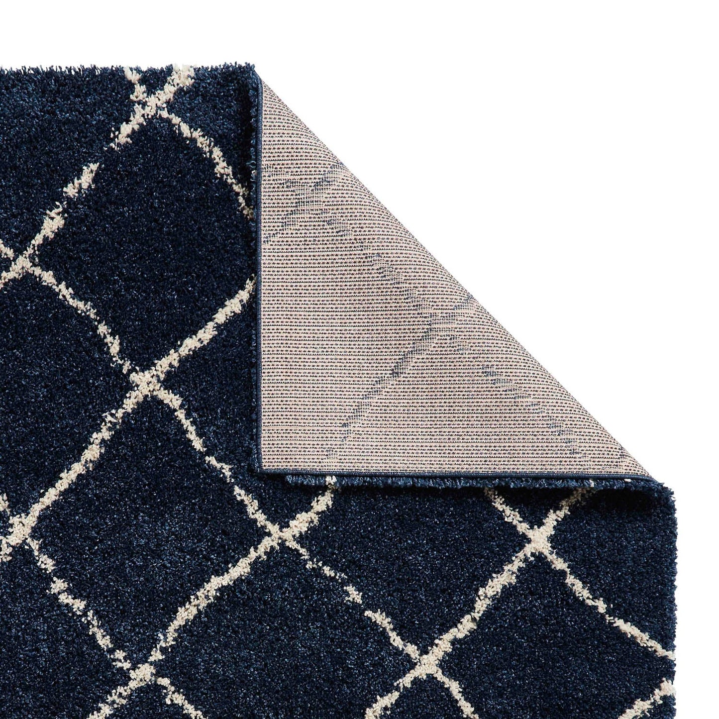 Scandi Berber G257 Navy Blue Rug