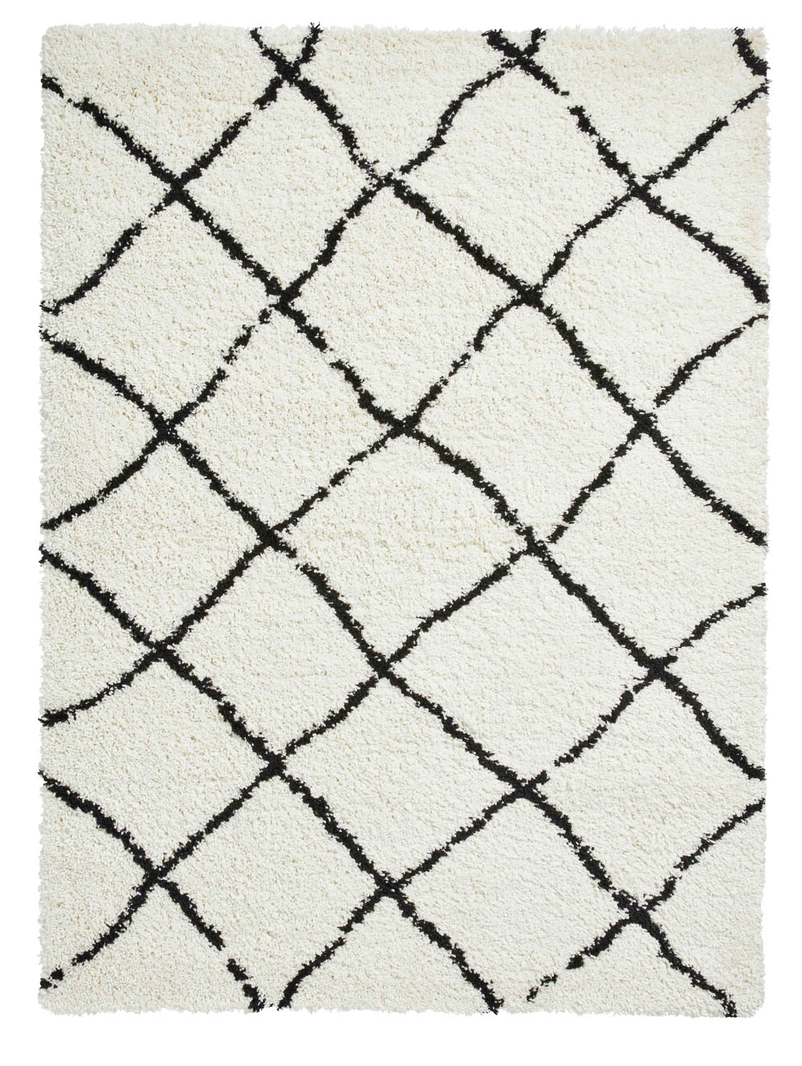 Scandi Berber G257 White/Black Rug