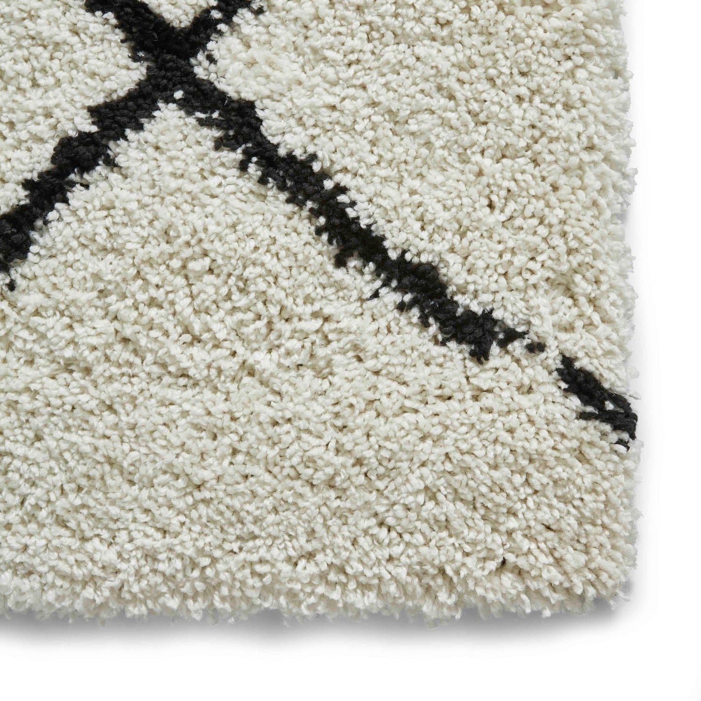 Scandi Berber G257 White/Black Rug