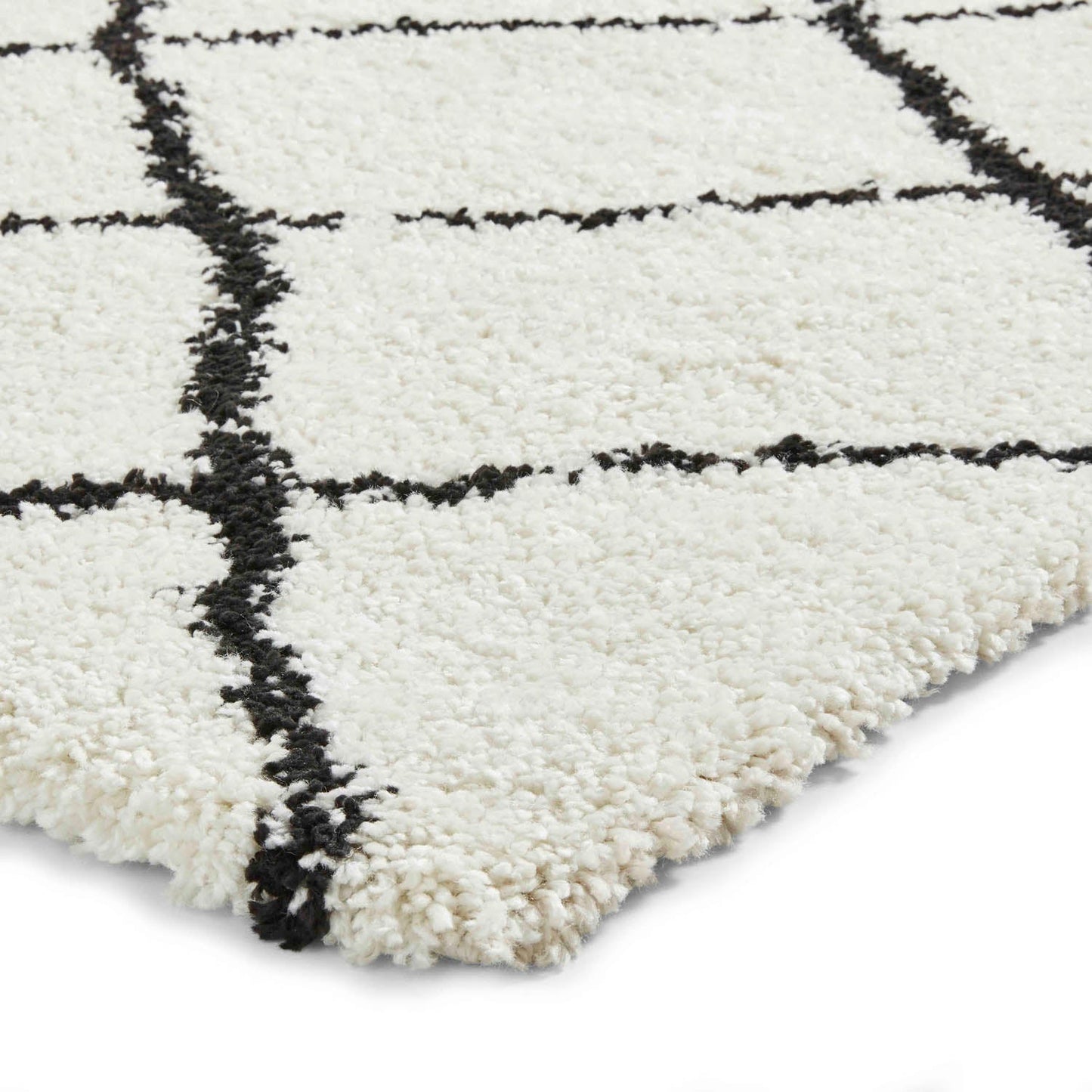 Scandi Berber G257 White/Black Rug