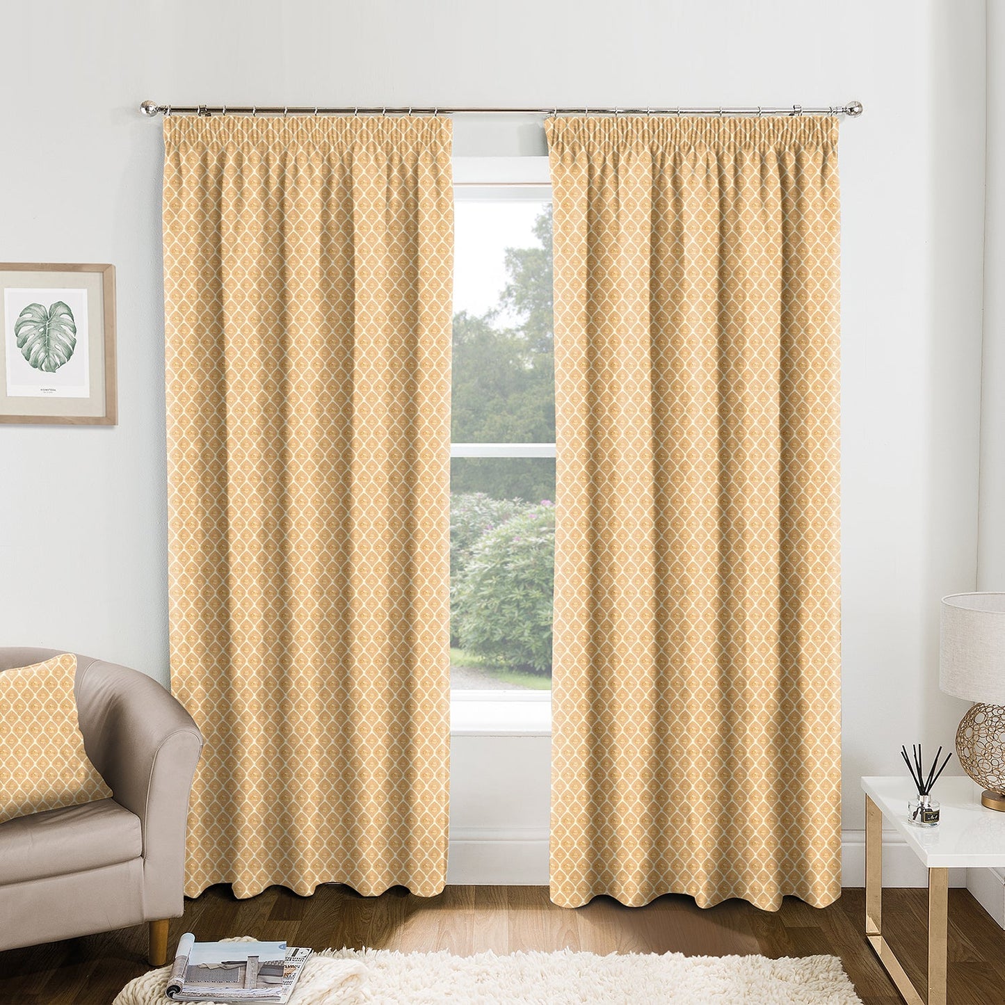 Sicily Mocha Made to Measure Curtains