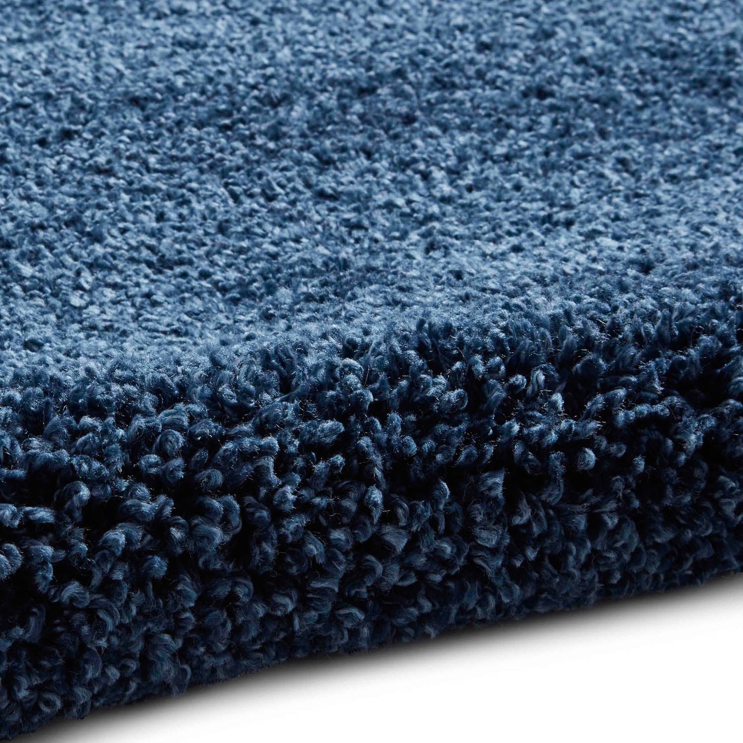 Sierra 9000 Dark Blue Shaggy Rug