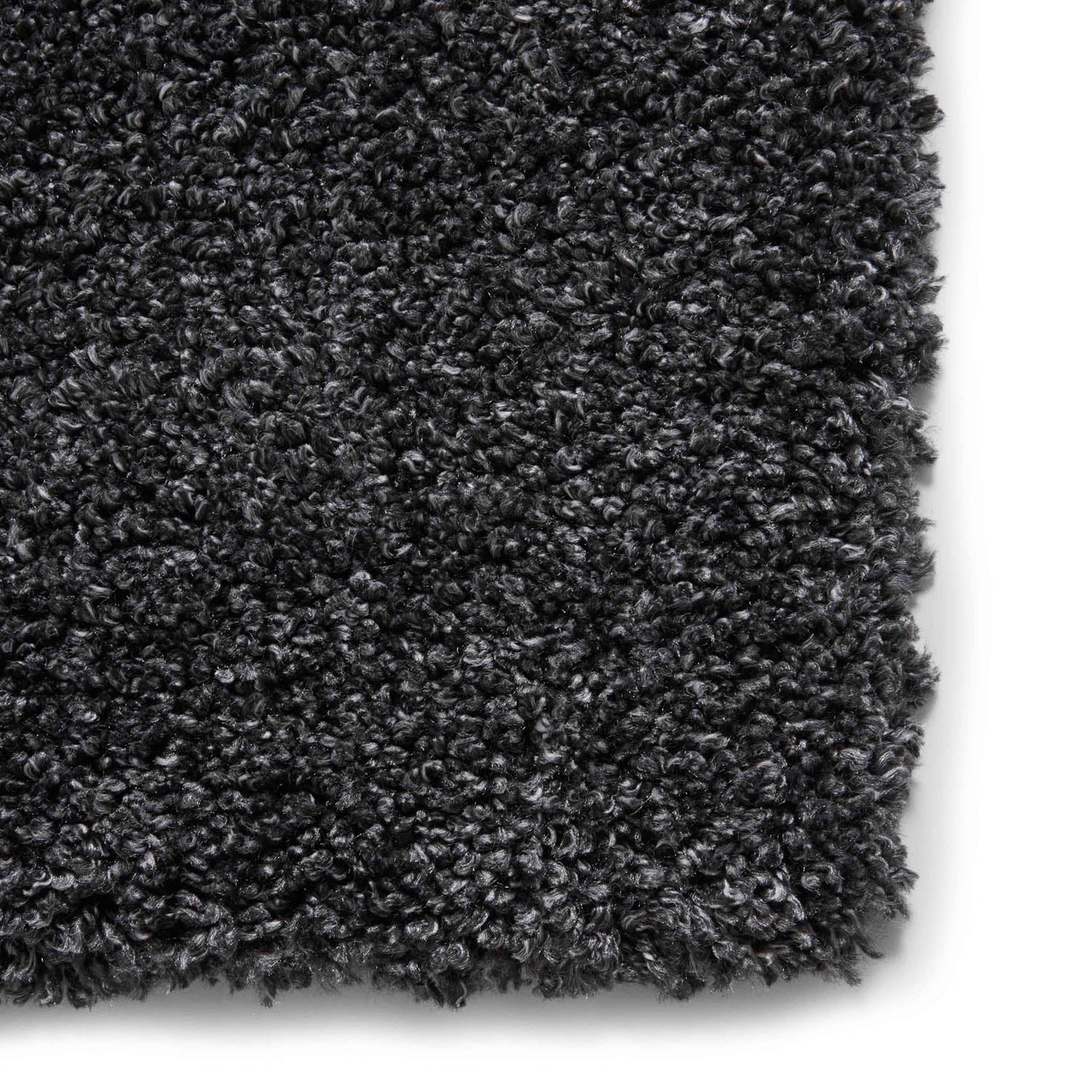 Sierra 9000 Dark Grey Shaggy Rug