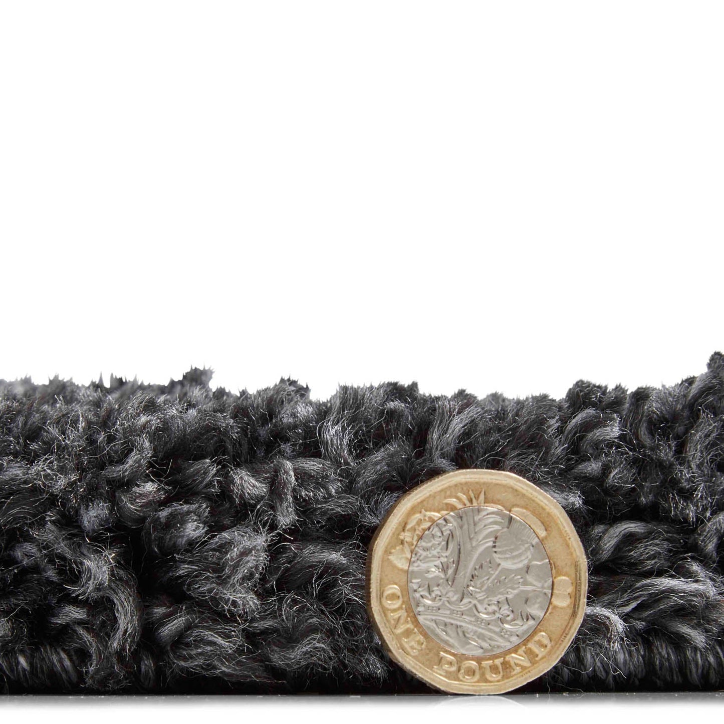 Sierra 9000 Dark Grey Shaggy Rug