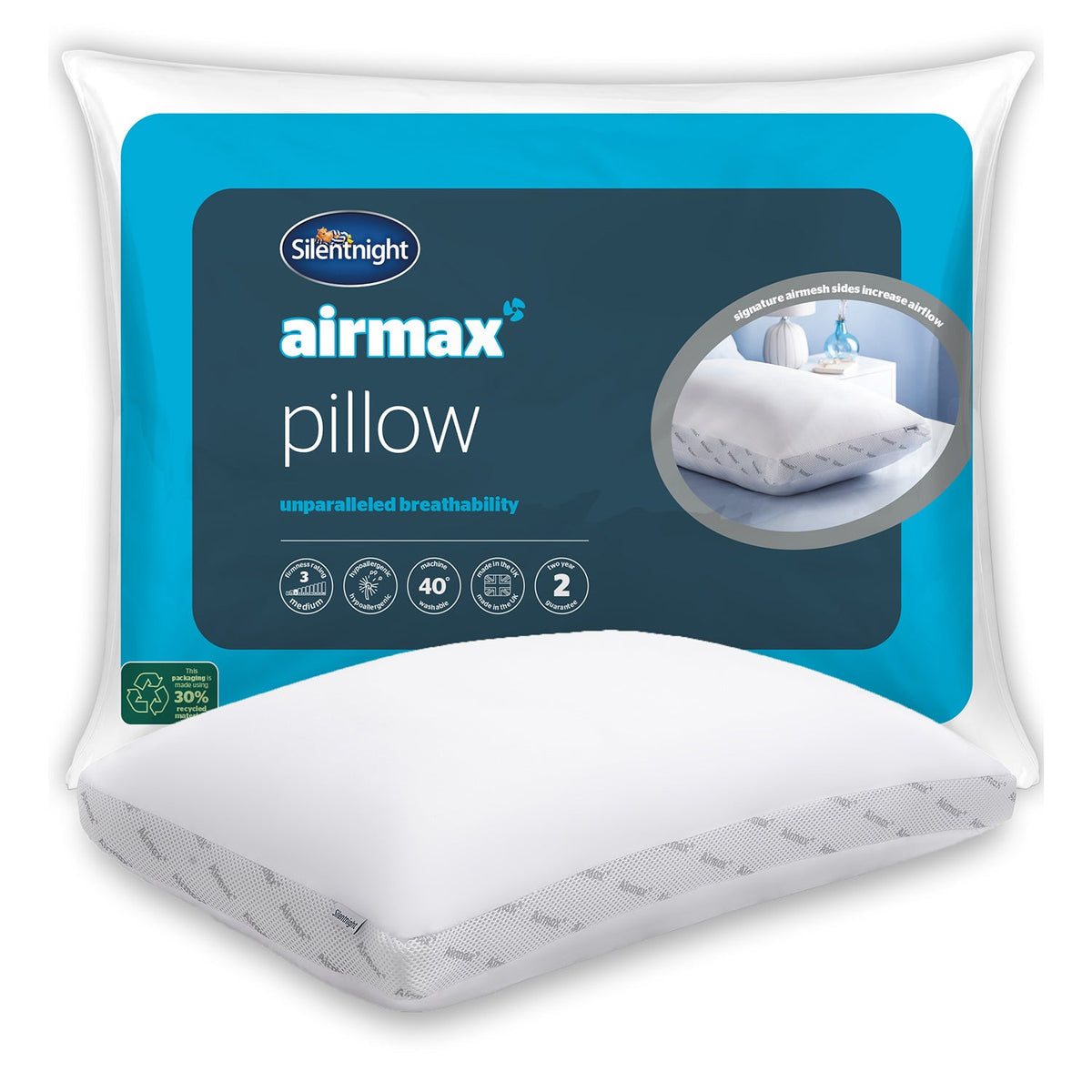 Silentnight Airmax Pillow Medium Support