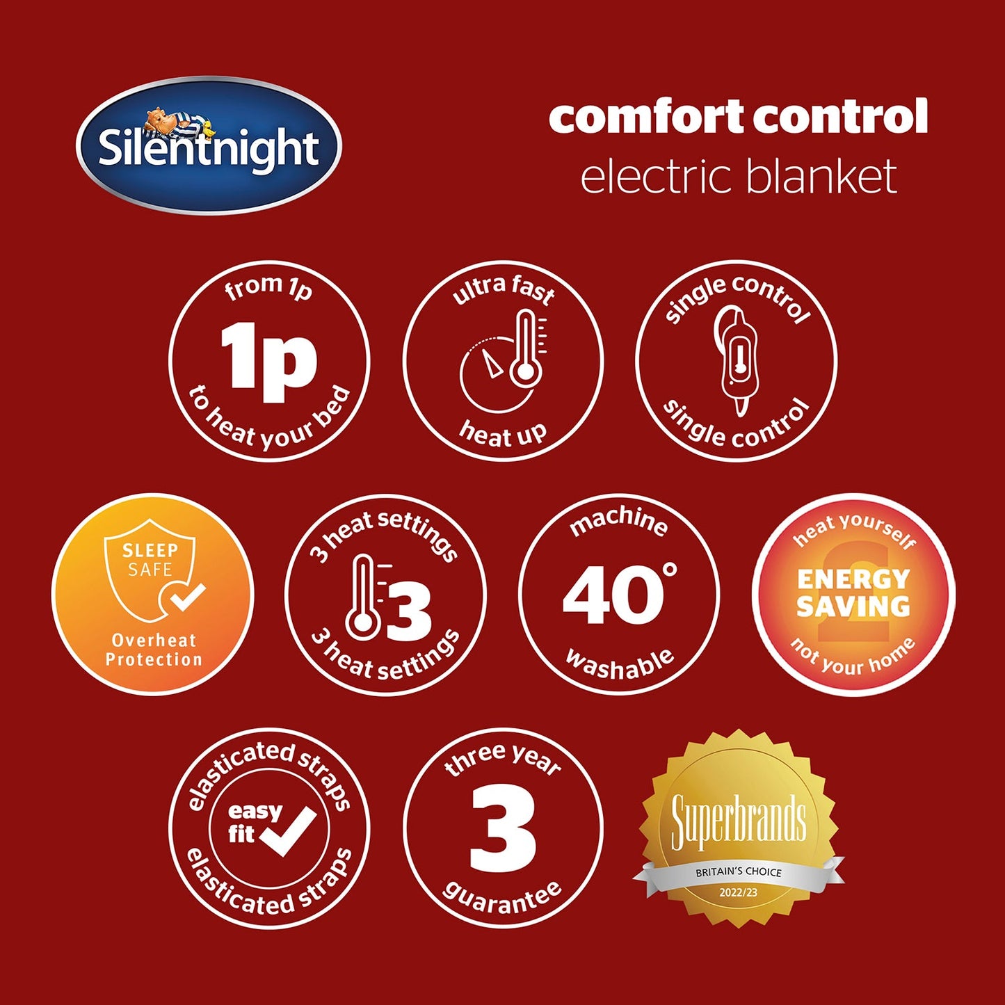 Silentnight Comfort Control Electric Blanket