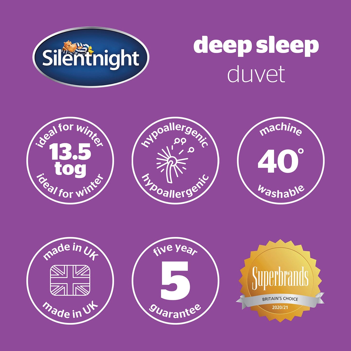 Silentnight Deep Sleep 13.5 Tog Duvet