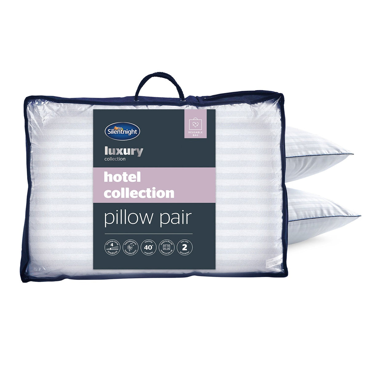 Silentnight Hotel Collection Pillow Pair Soft Medium Support