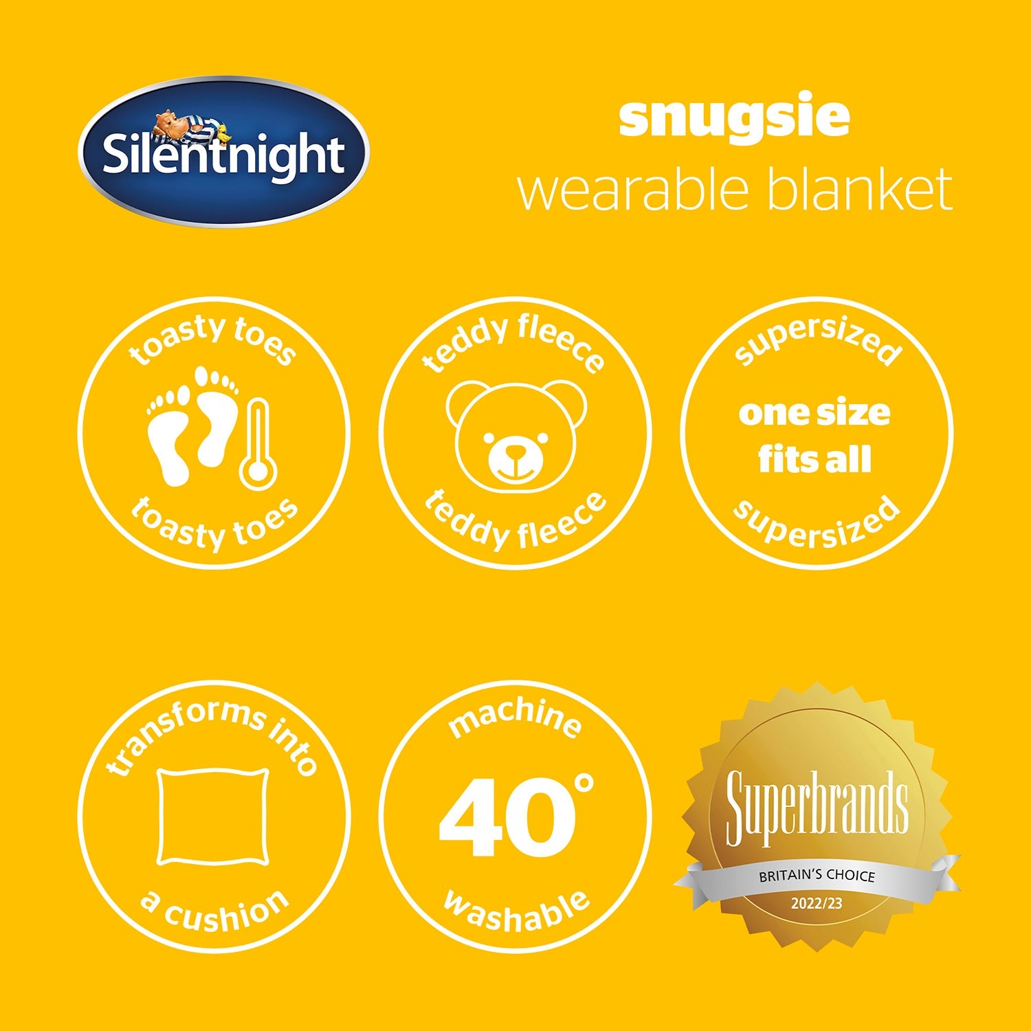 Silentnight Snugsie Blush Pink Wearable Blanket Throw – Julian Charles Home