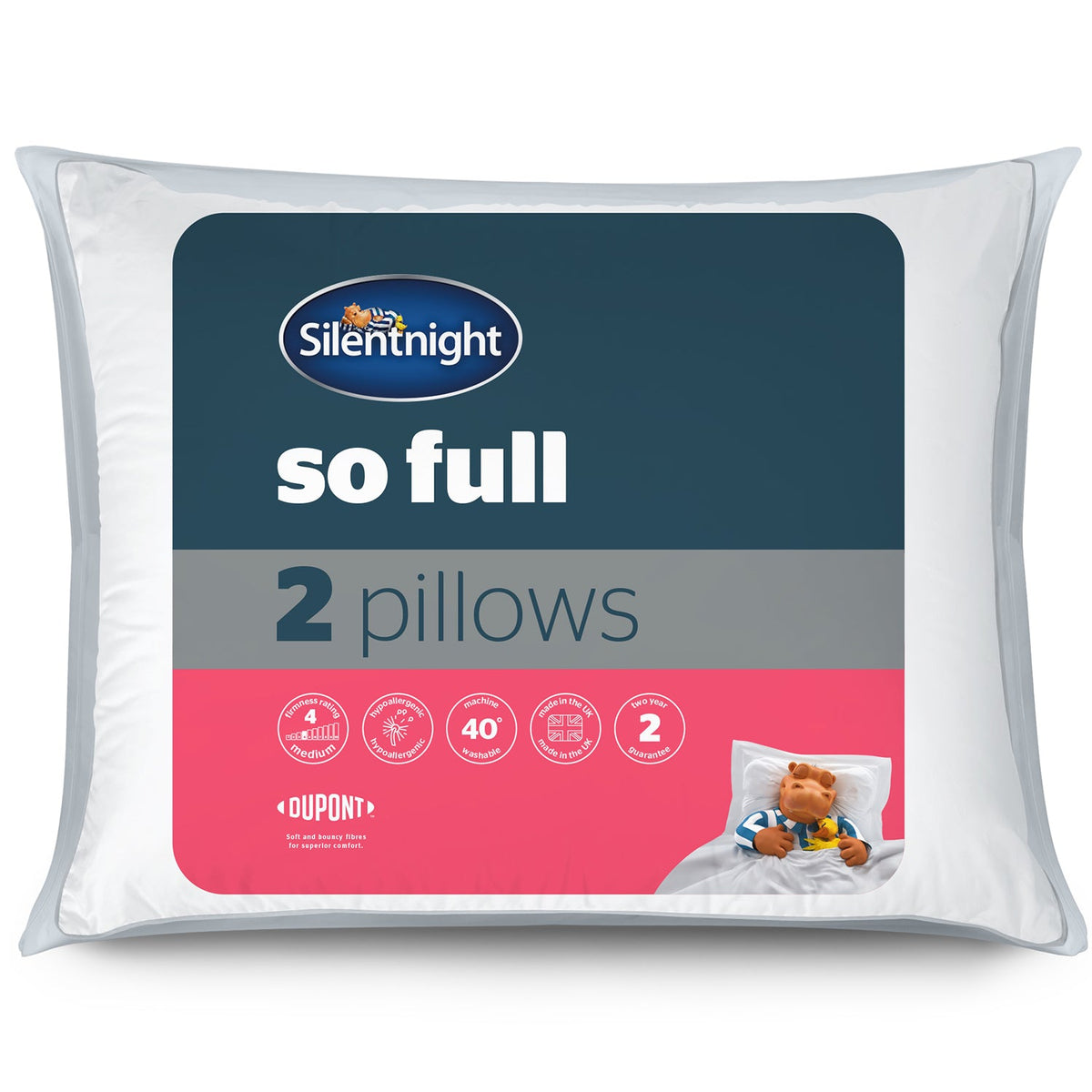 Silentnight So Full Pillow Pair Medium Support