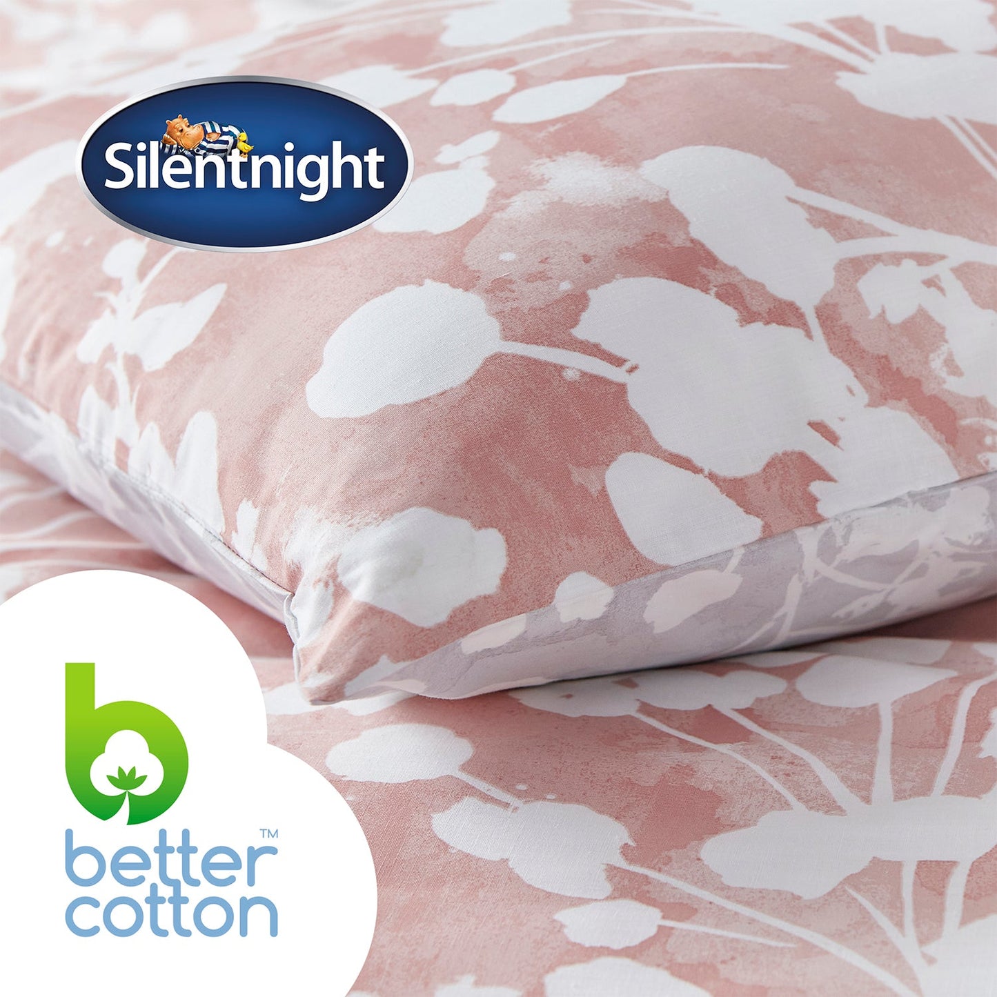 Silentnight Sustainable Blossom Blush Pink Duvet Set