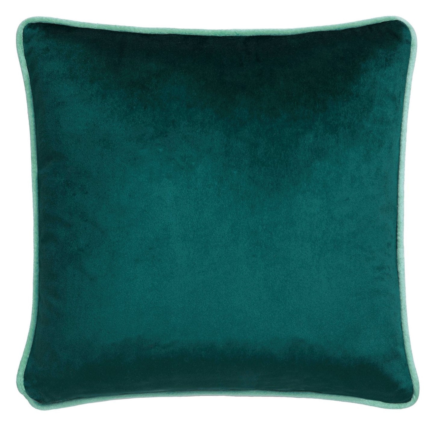 Laurence Llewelyn-Bowen Suburban Jungle Teal Velvet Cushion (43cm x 43cm)