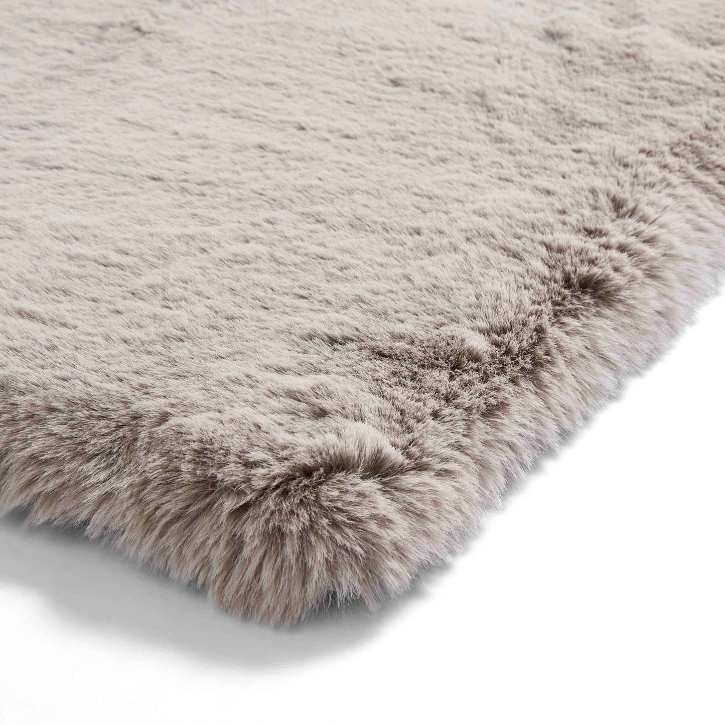 Super Teddy Silver Grey Shaggy Rug