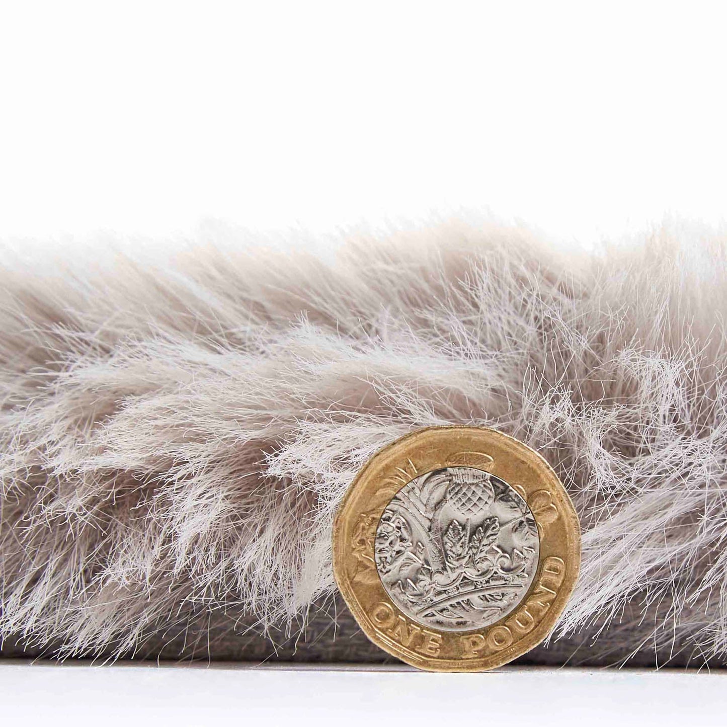 Super Teddy Silver Grey Shaggy Rug