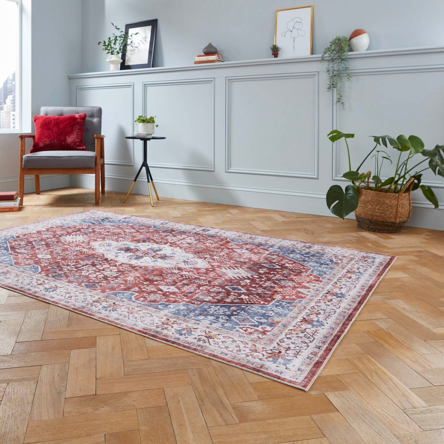 Tabriz H1156 Red Rug