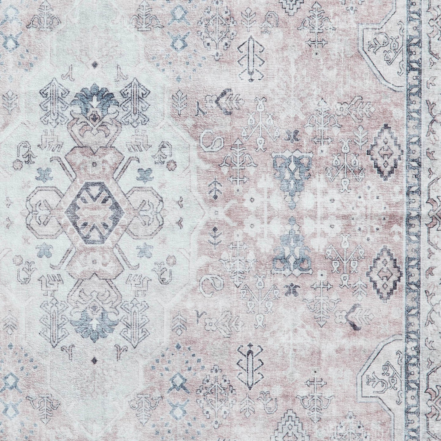 Tabriz H1156 Rose Pink Rug