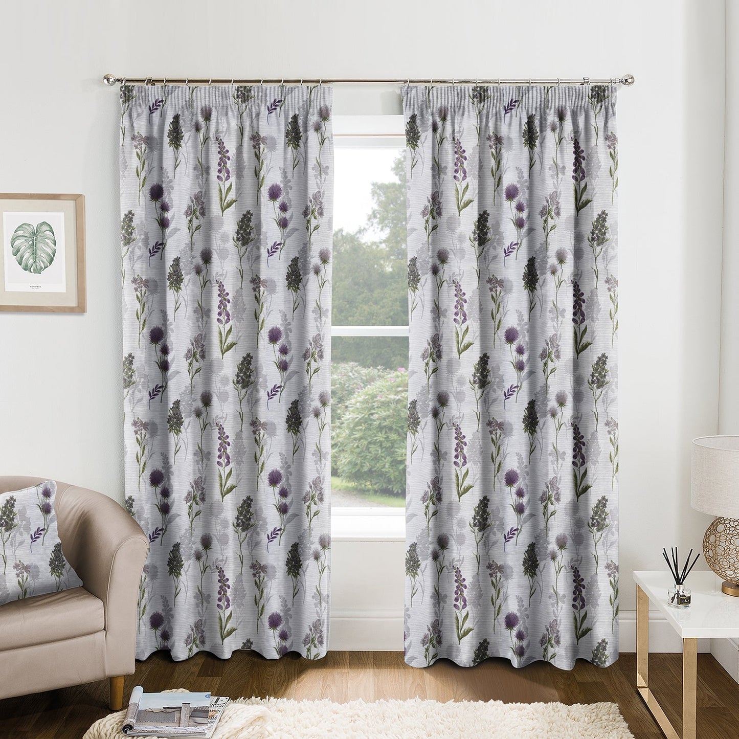 Toulon Mauve Made to Measure Curtains